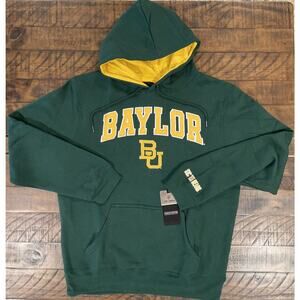 Baylor X-LARGE Men's Hoodie Hooded Embroidered XL Sweatshirt Sic ‘Em Bears NCAA